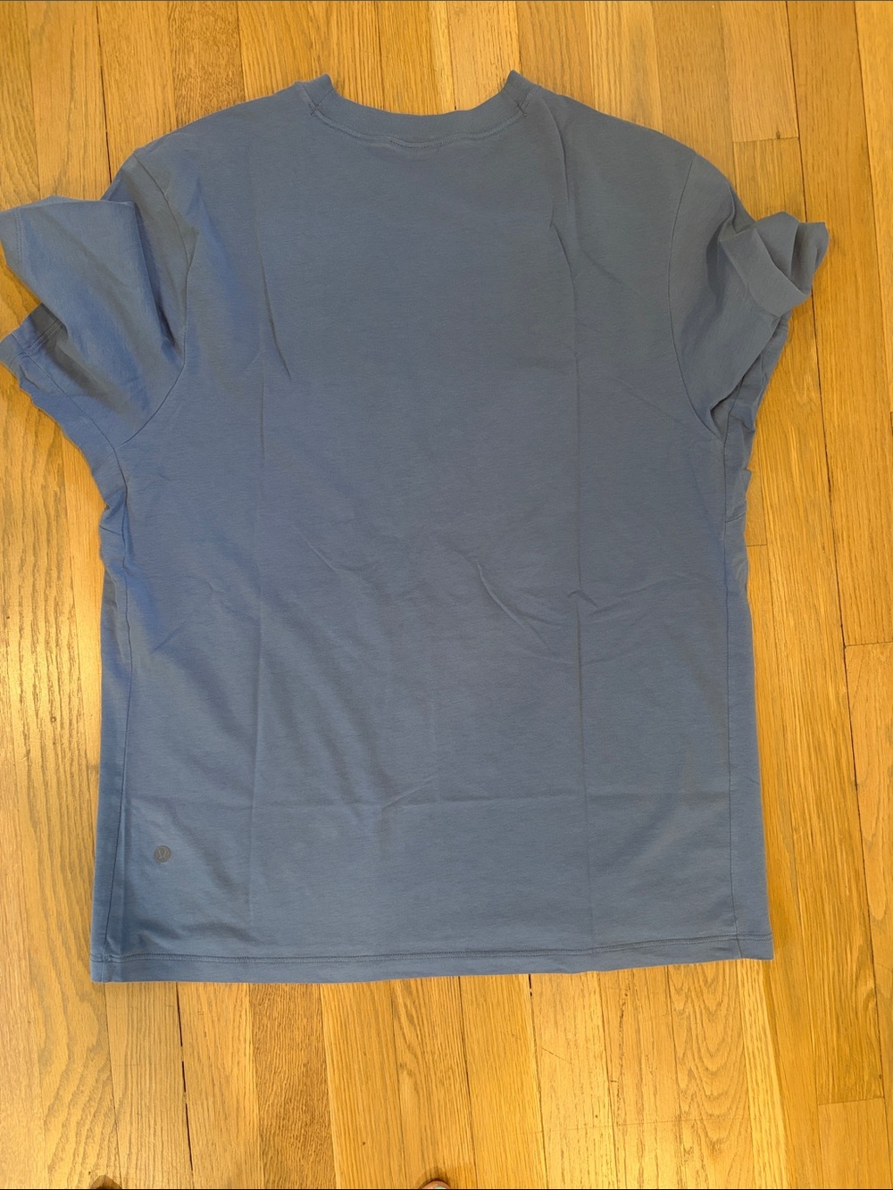 Men's Lululemon Classic Crew Neck T-Shirt - Slate Blue - Picture 2 of 2